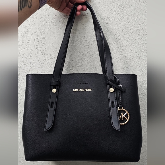 NWT Michael Kors Black Satchel - Picture 1 of 1